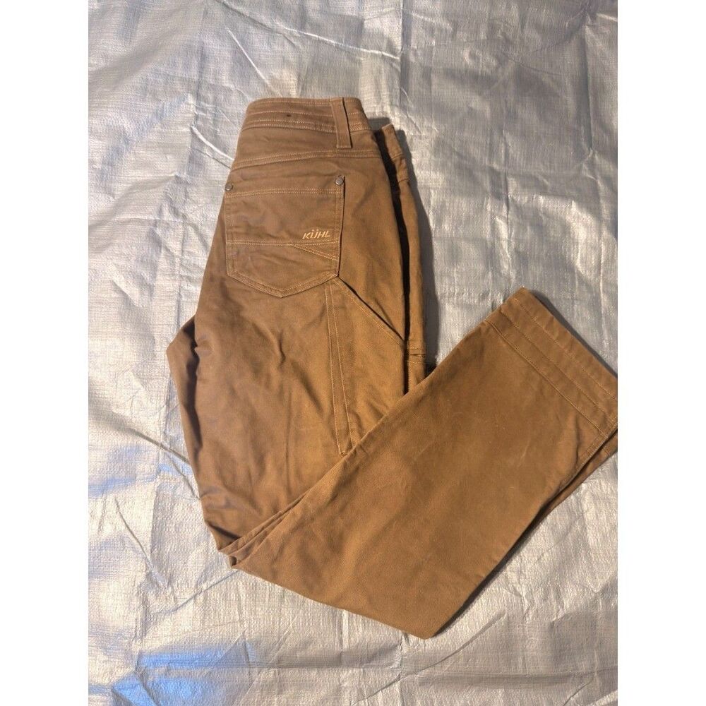 Kuhl Womens Canvas Utility Hiking Pants Brown Size 6 Short Outdoor Workwear
